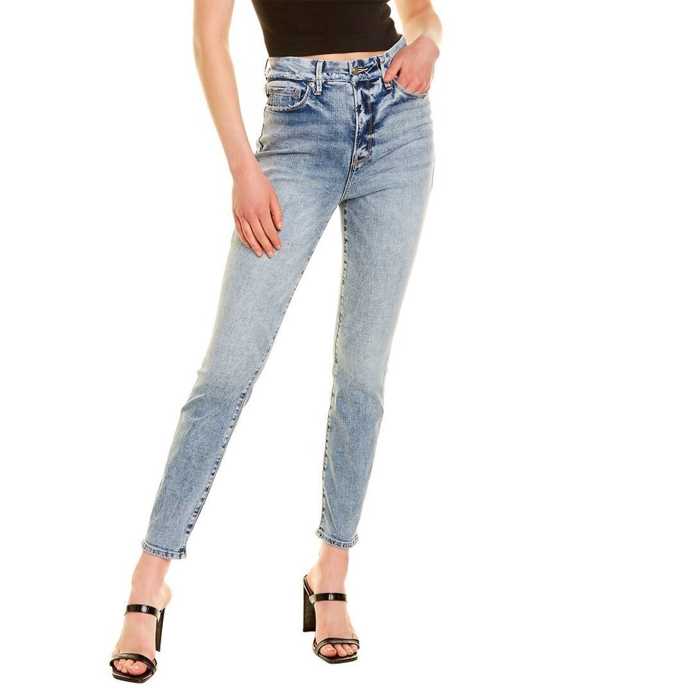 GOOD AMERICAN Good Waist Blue Skinny Jean